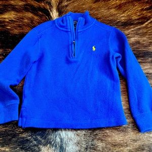 RL three quarter zip